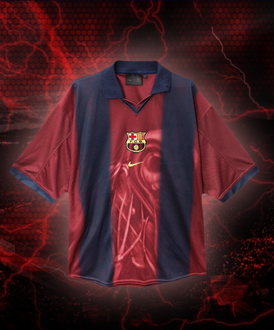 Maglia scheletro Barcelona x Travis Scott