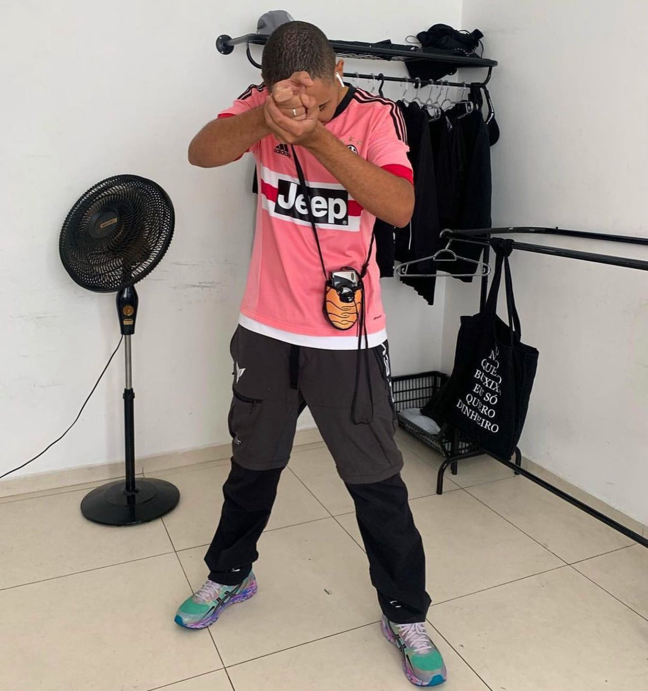 2015-2016 Juventus uit retro tenue roze