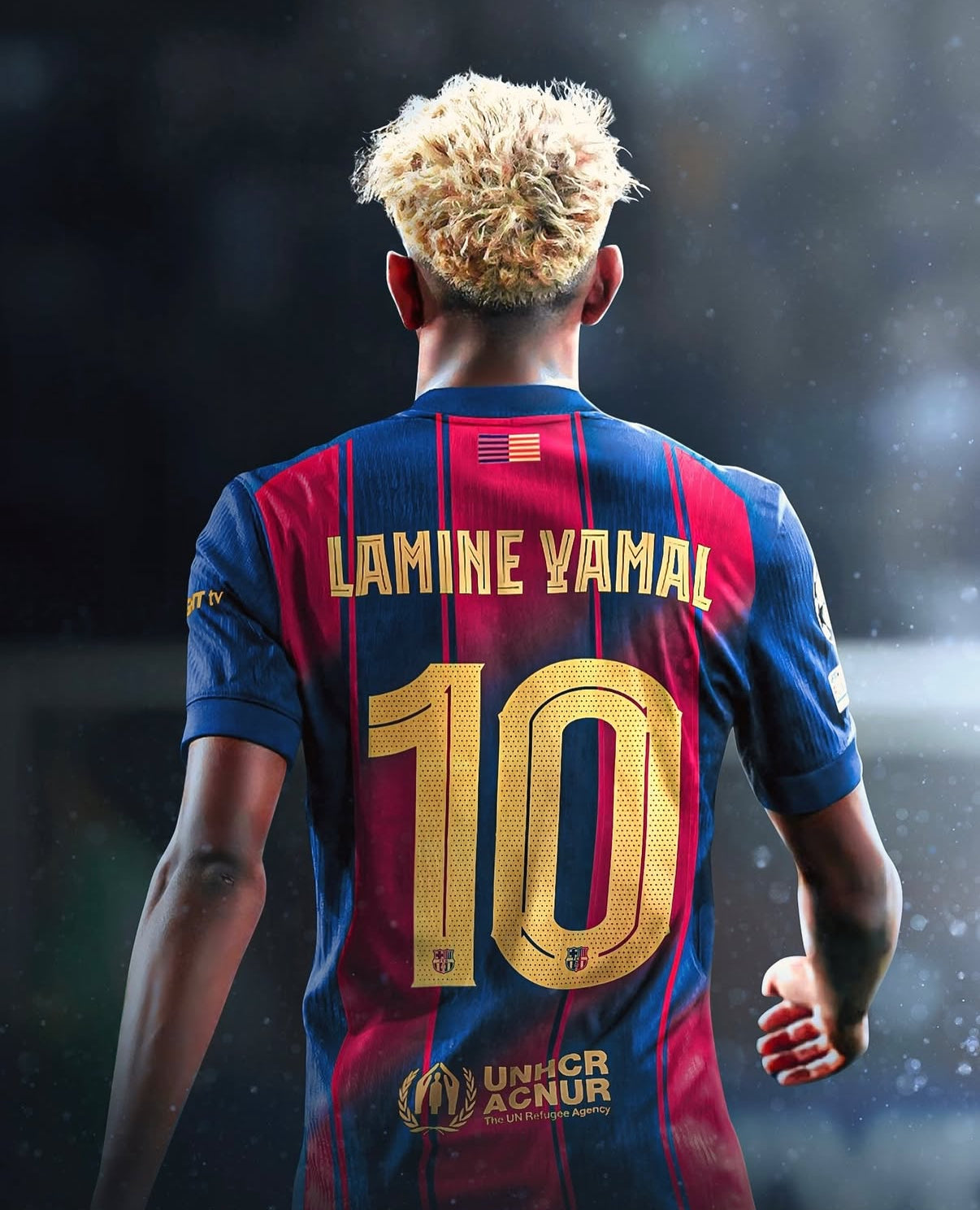 Maglia Fc Barcelona di LAMINE YAMAL NUMERO 10