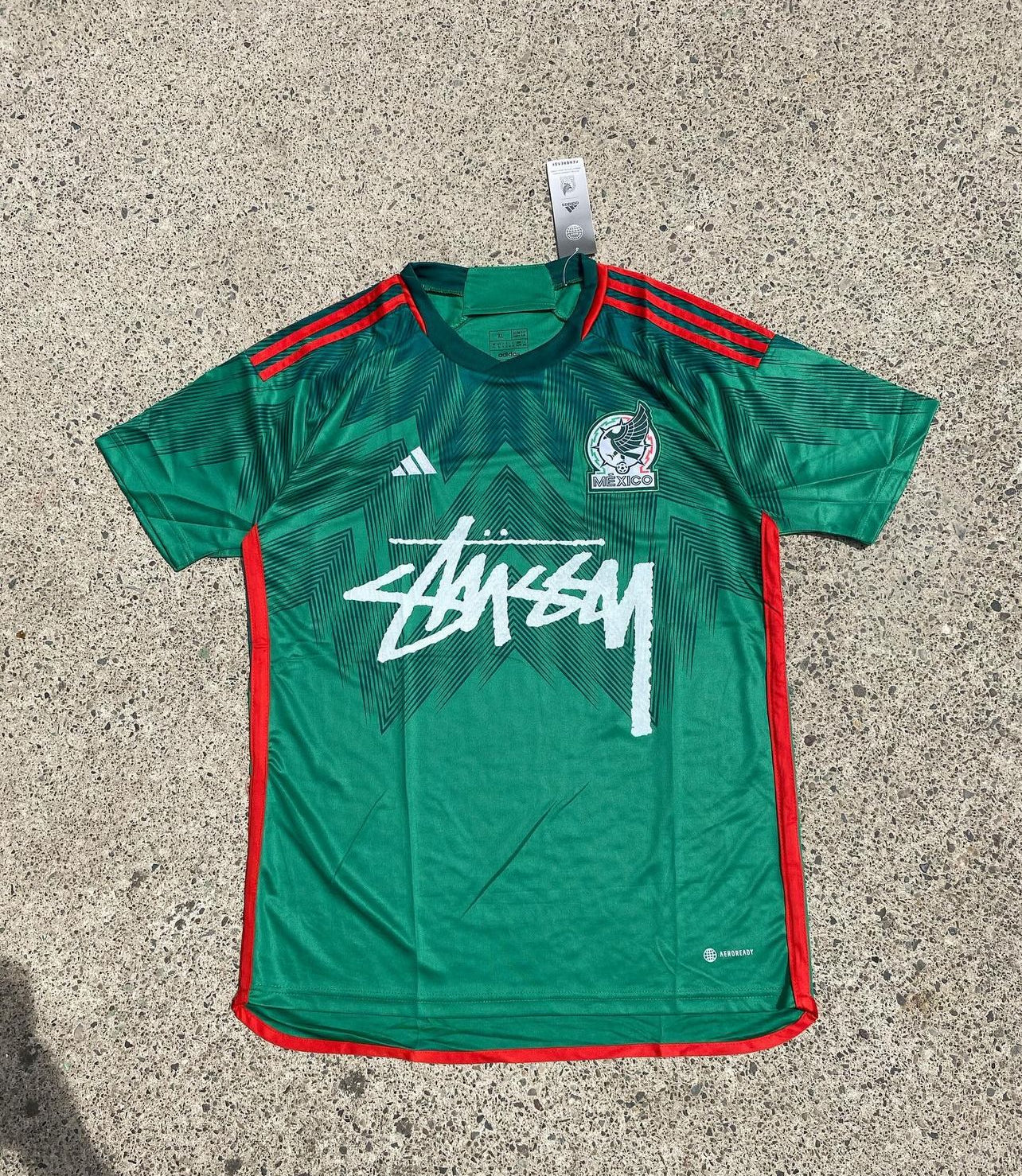 23/24 Mexico X Stussy Special Edition football jersey