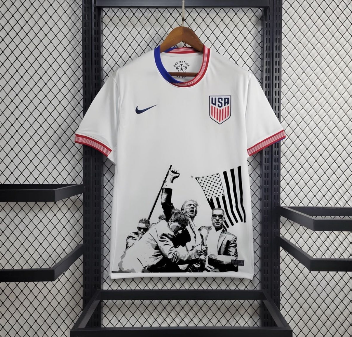 Equipamento de futebol Edição Especial Donald Trump EUA