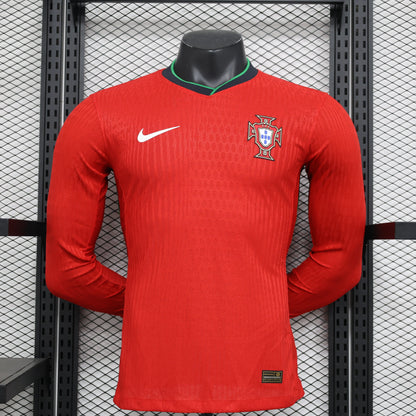 Portugal 2024-2025 Home Kit Long Sleeve