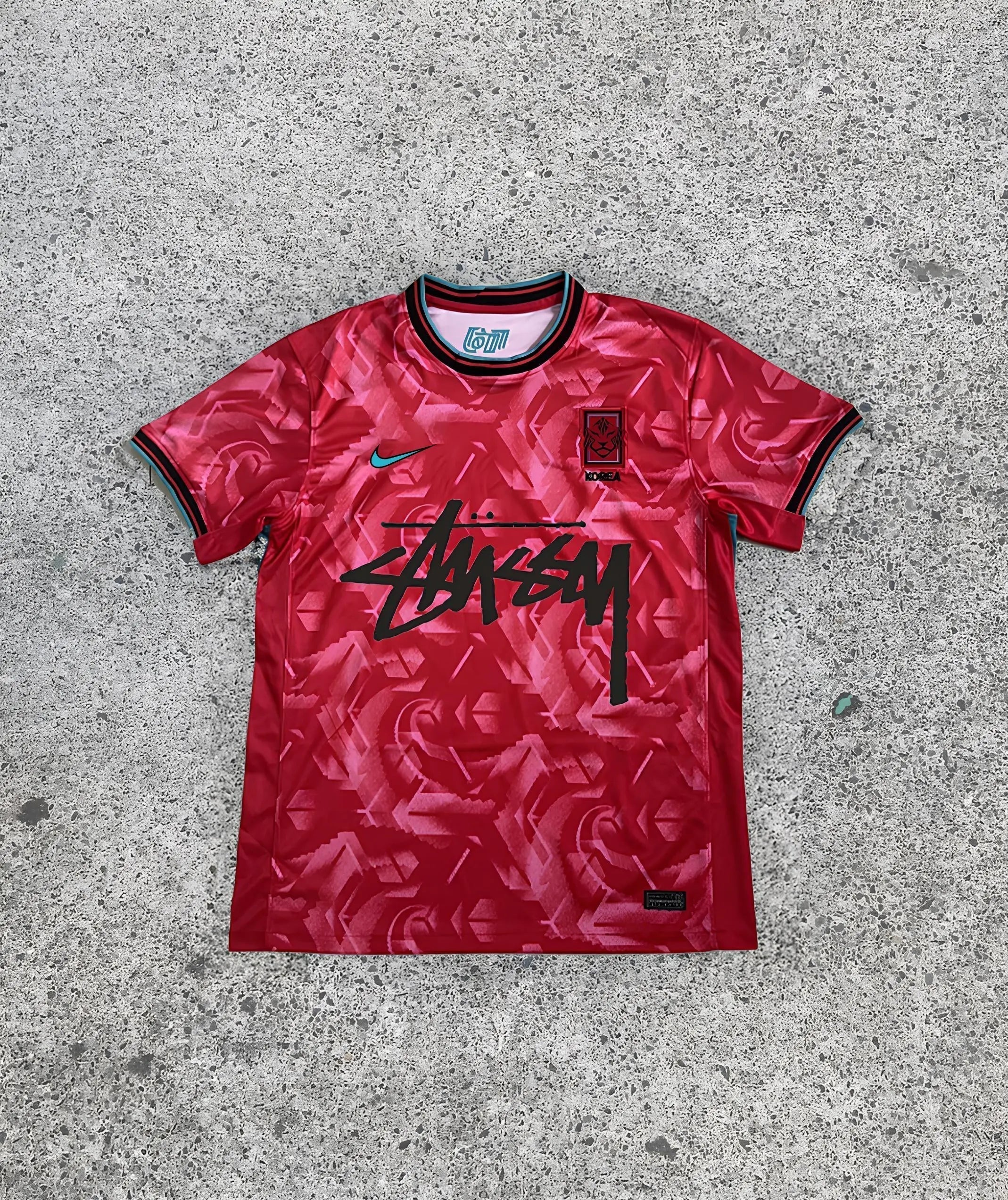 Korea x Stussy Sonderedition Fußballtrikot