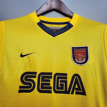 Arsenal Away Shirt Retro Vintage 1999/2000