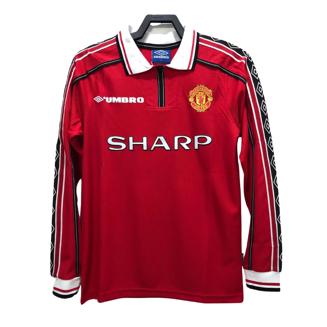 Manchester United Long Sleeve Home Shirt - 1998-1999