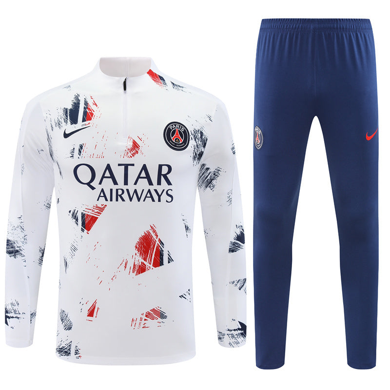 PSG 24-25  White Tracksuit