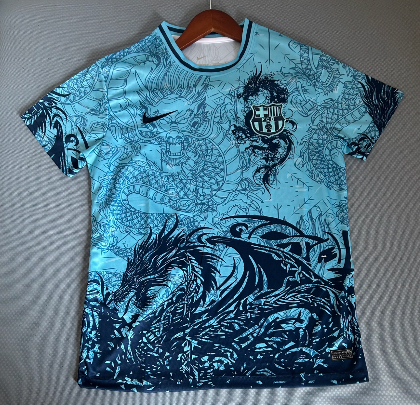Maillot édition spéciale FC Barcelone Dragon Bleu 2025/2026