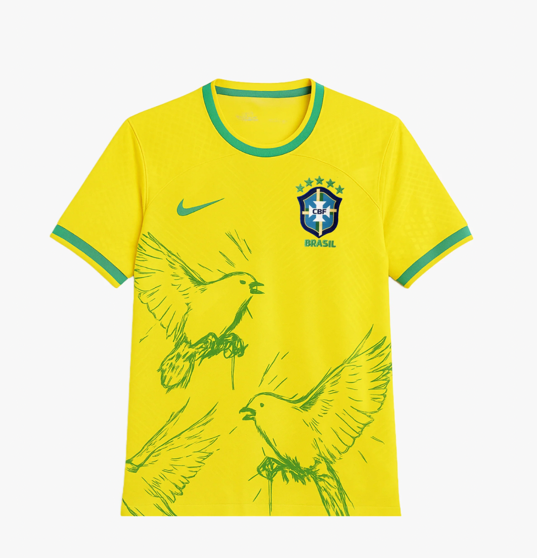 Maglia Uccelli Gialli Brasile