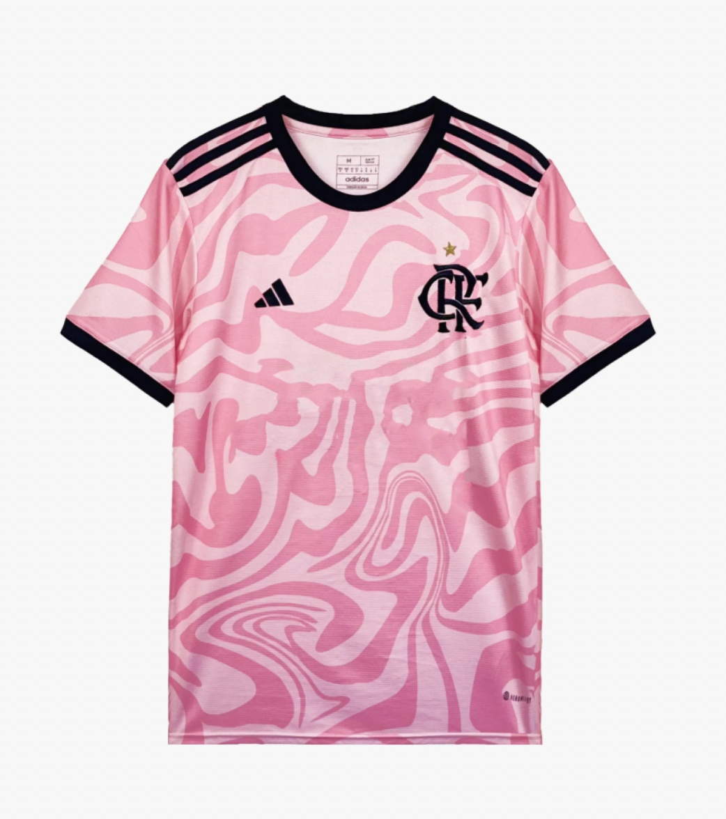 Camiseta rosa Flamengo