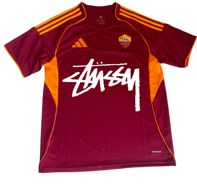 Maillot AS Roma x Stussy Édition Spéciale 2026