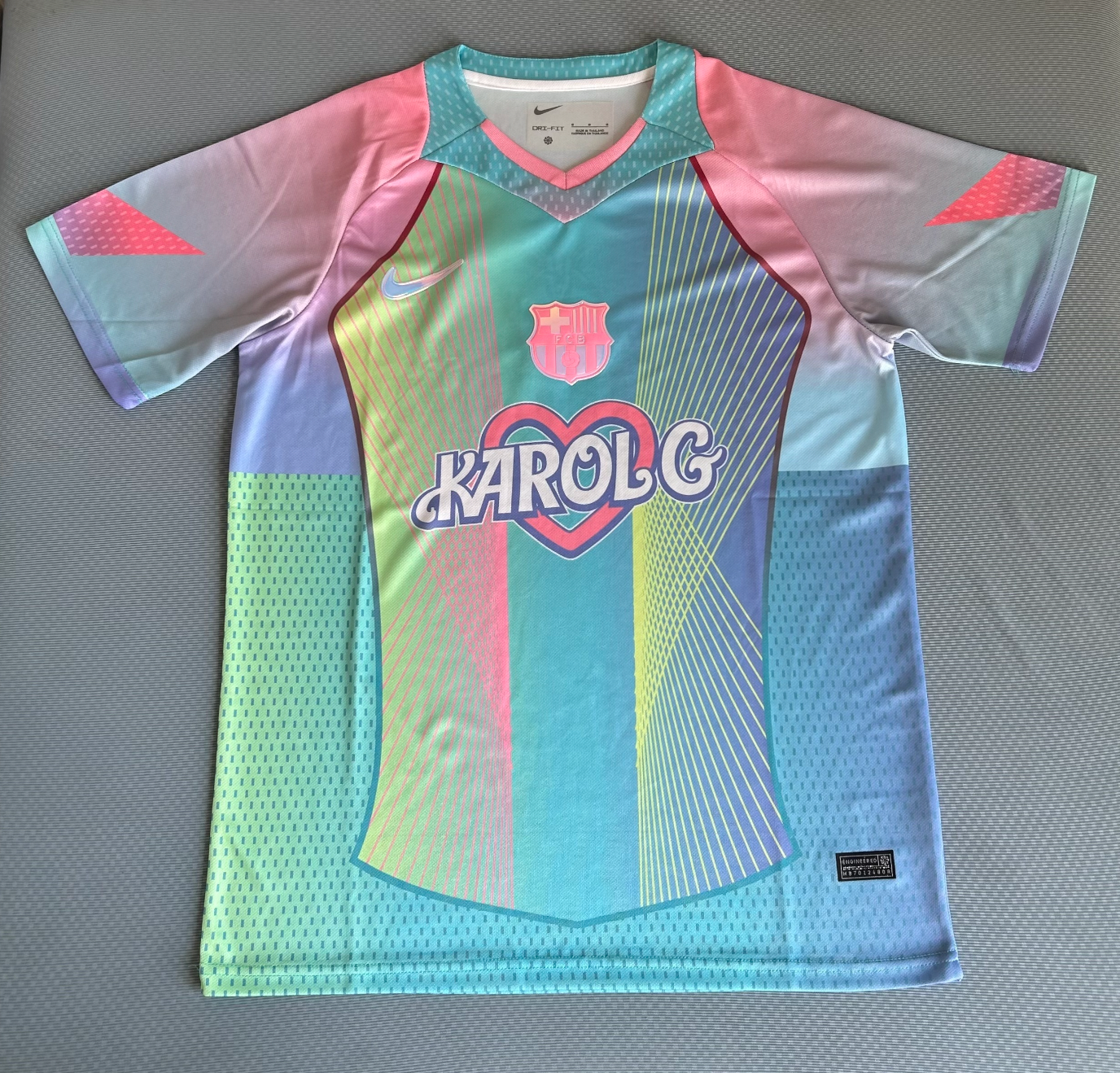 Maglia Edizione Speciale Azzurro Chiaro FC Barcelona Karol G
