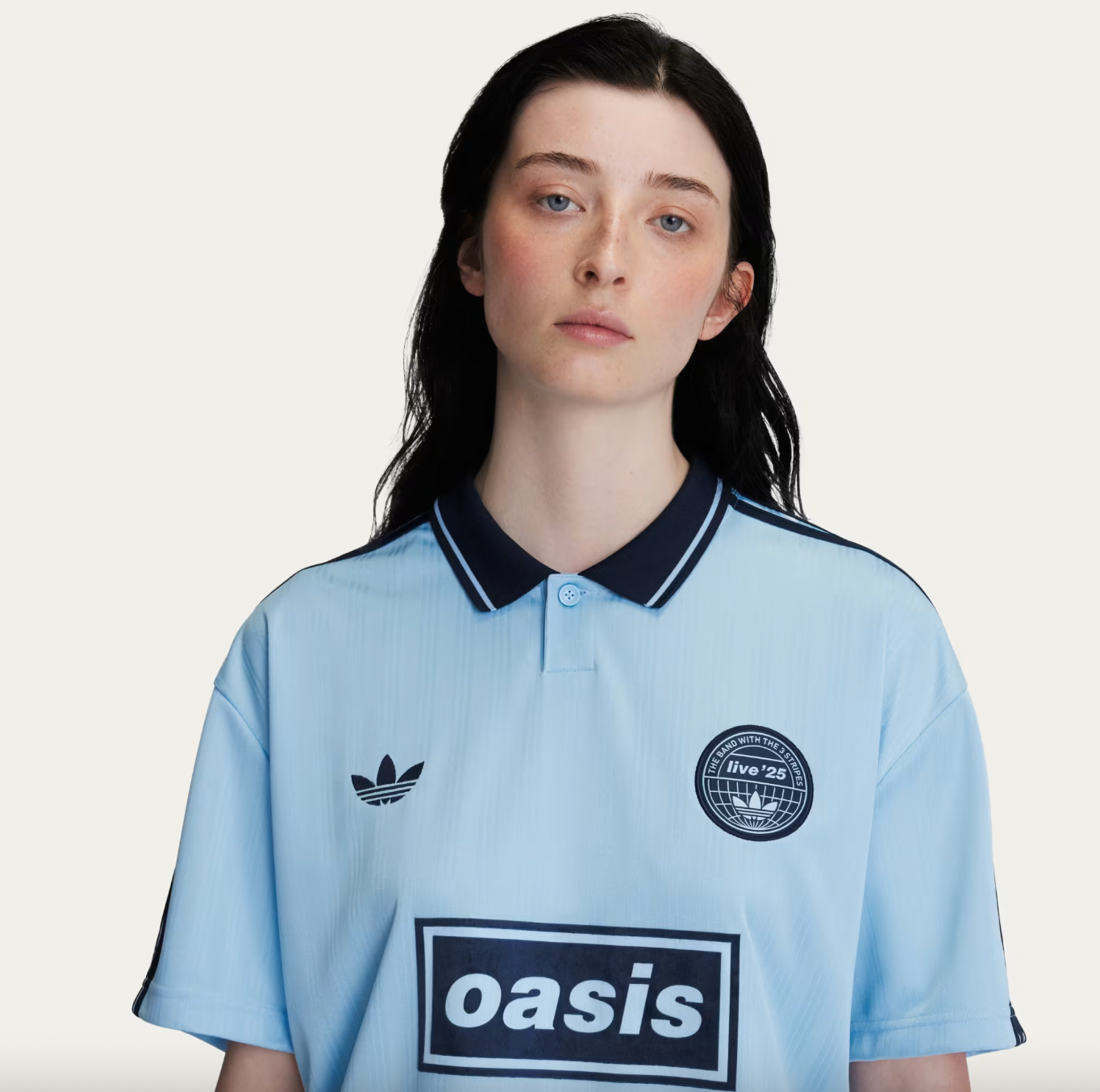 Maglia Oasis x Adidas Azzurra