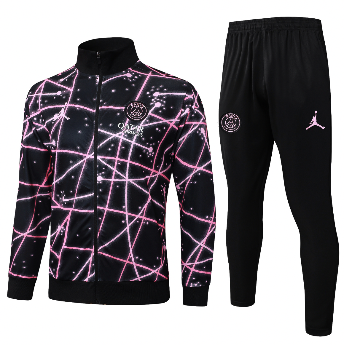 Tuta PSG 2025/2026 Nera e Rosa