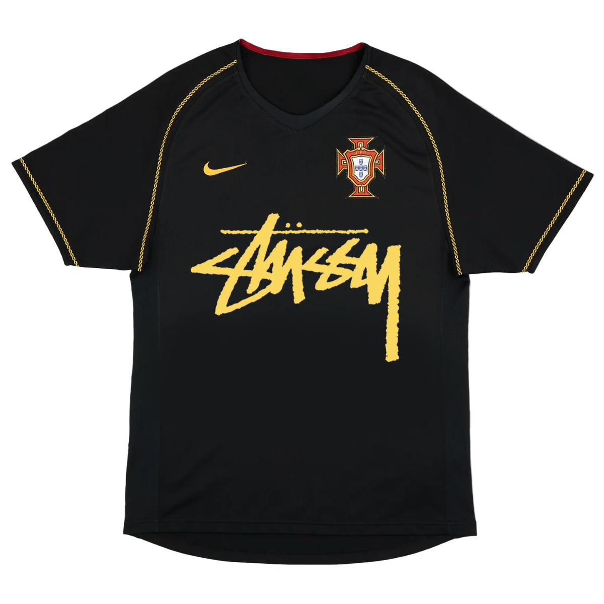 Stussy sport jersey ブラック Stussy Sport Jersey Black Size LARGE Brand New | Depop