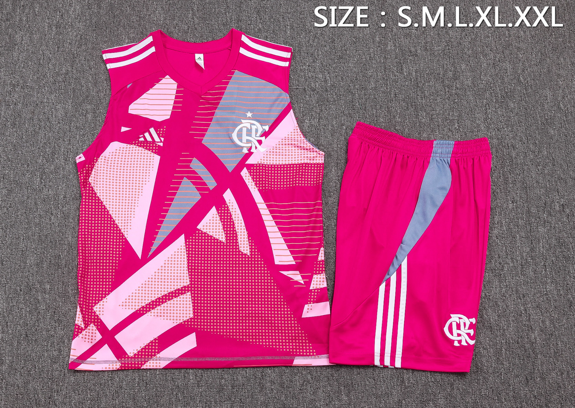 Flamengo 2025/2026 Roze Mouwloze Trainingsset