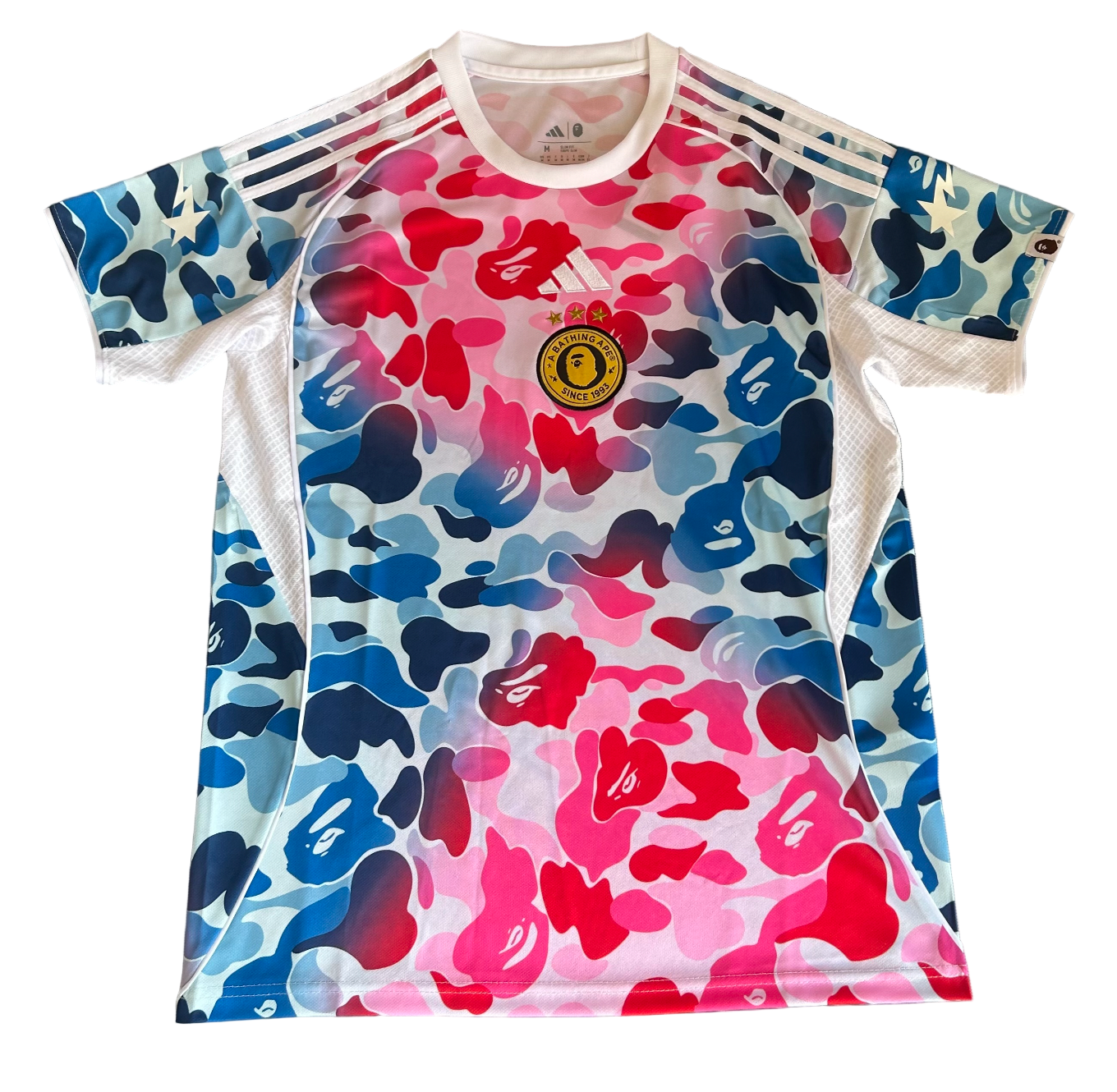 Bathing Ape (BAPE) 2026 Blauw Roze Camouflage Shirt