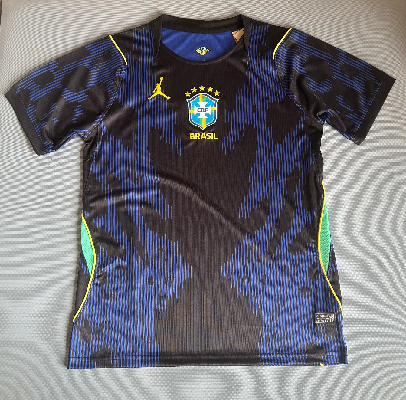 Brasile Maglia Leopardo Blu Speciale 2026