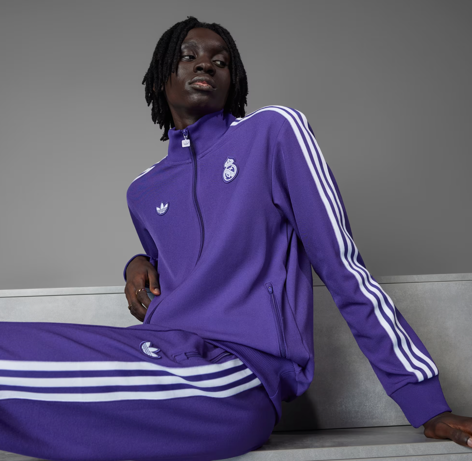 Real Madrid Icons Trainingsanzug Lila 2026