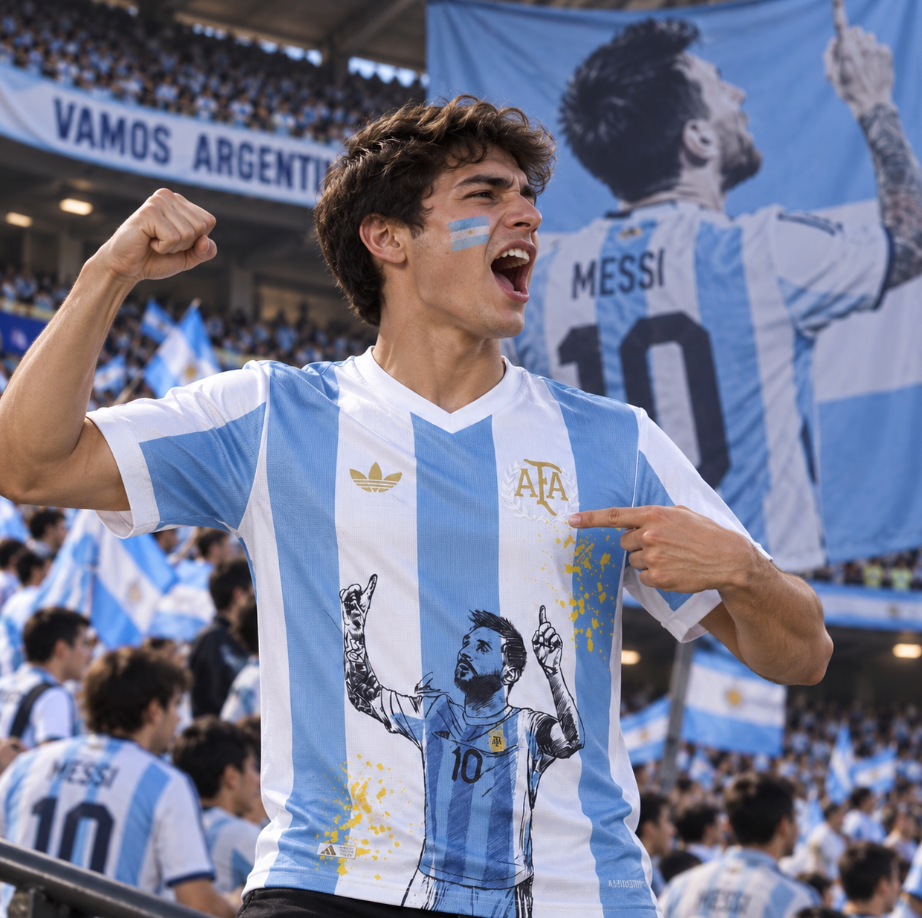 Argentina Messi La pulga Special Jersey