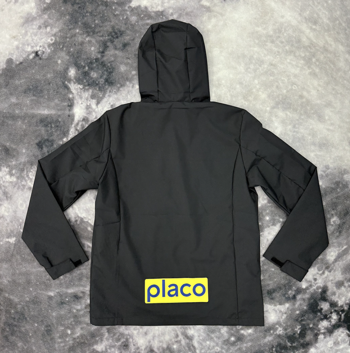 Santos Black Windbreaker Jacket