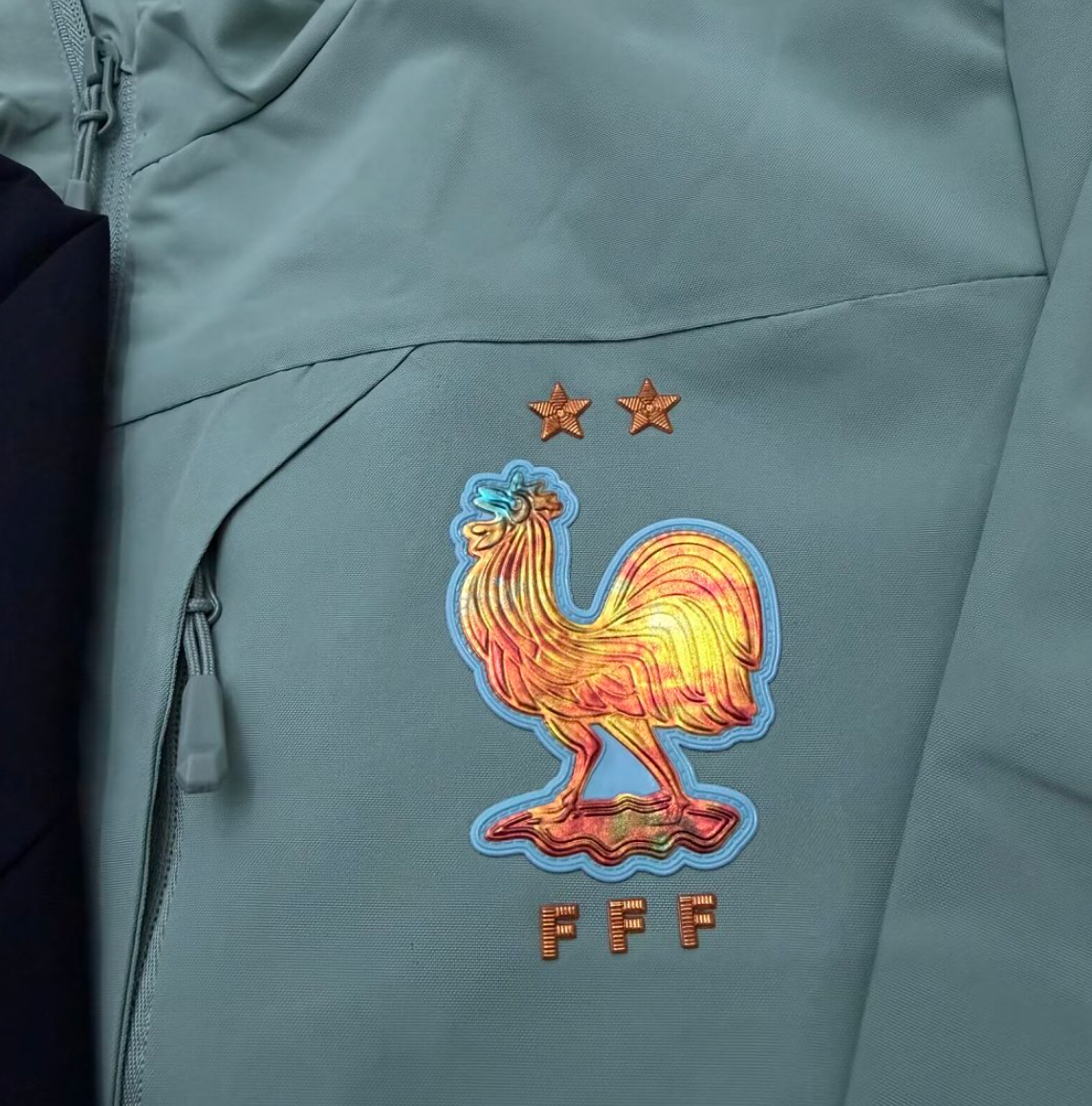 France Green Windbreaker Jacket