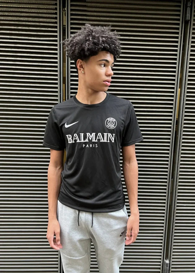 PSG x BALMAIN Black Xclusivejerseys