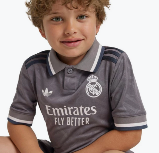 (ENFANTS) MAILLOT REAL MADRID 2024/25 TROISIÈME