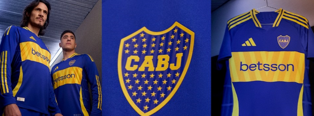 Kit casalingo Boca Juniors 2024/25