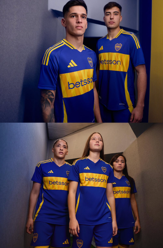 Kit casalingo Boca Juniors 2024/25
