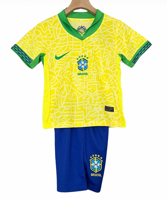 Brazil Home Jersey 24/25 - Kids