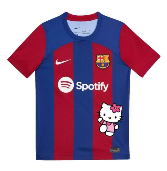 Barcelona X Hello Kitty jersey