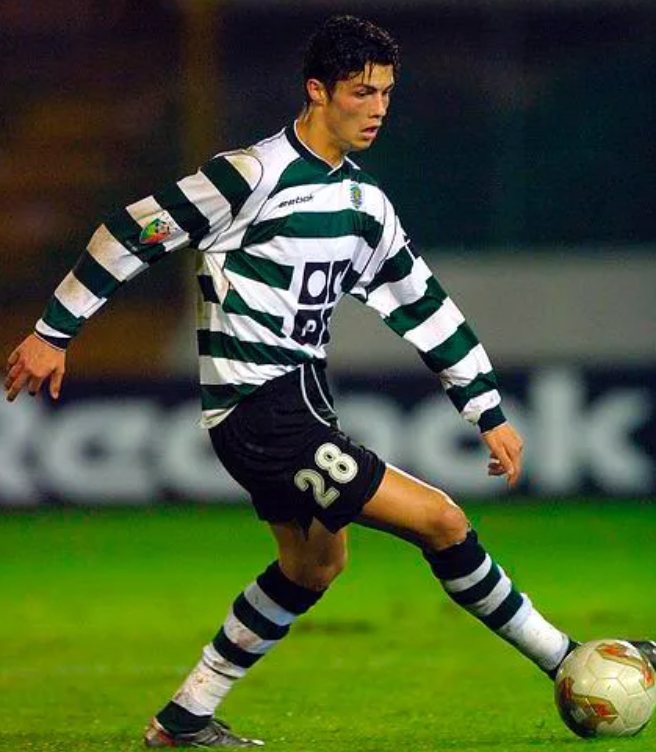 maillot de football à manches longues Sporting Lisbonne 2001/2003