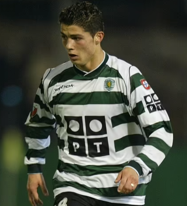 maillot de football à manches longues Sporting Lisbonne 2001/2003
