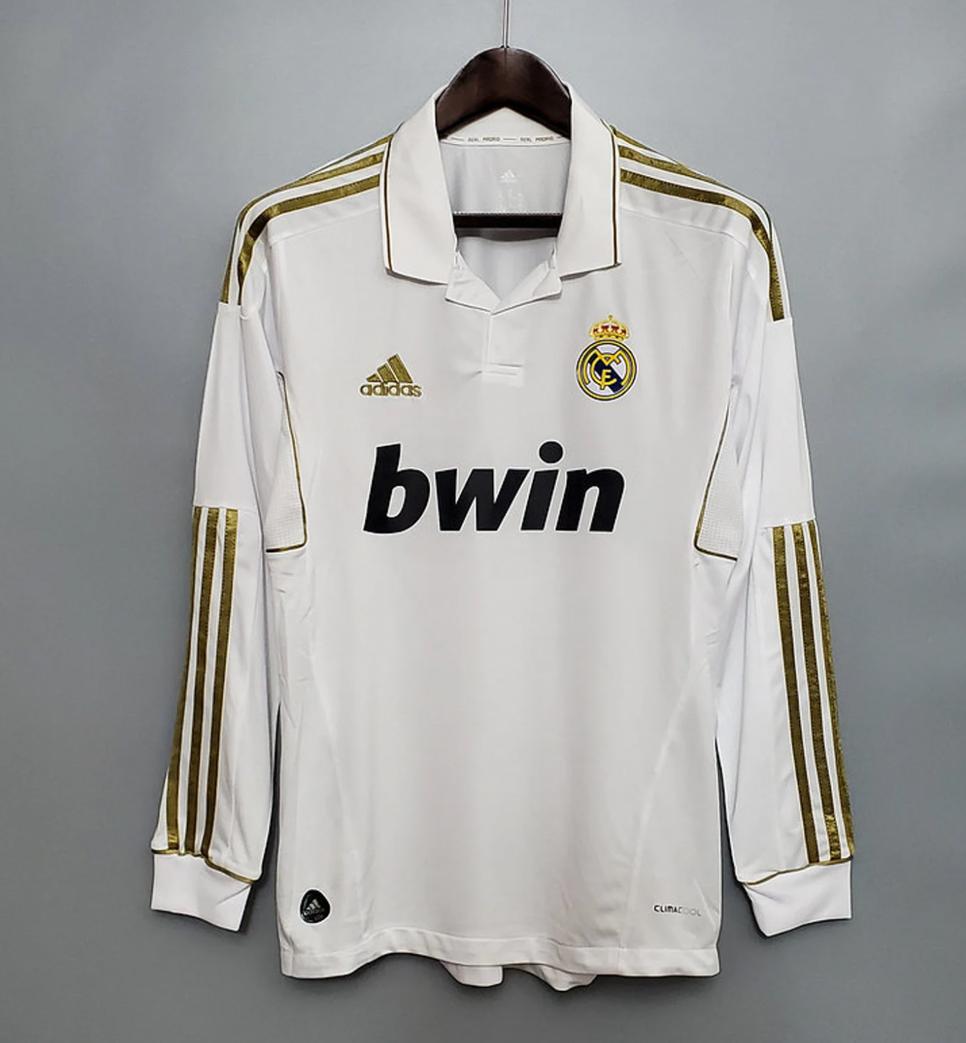 Real Madrid long sleeves retro jersey 2011/2012