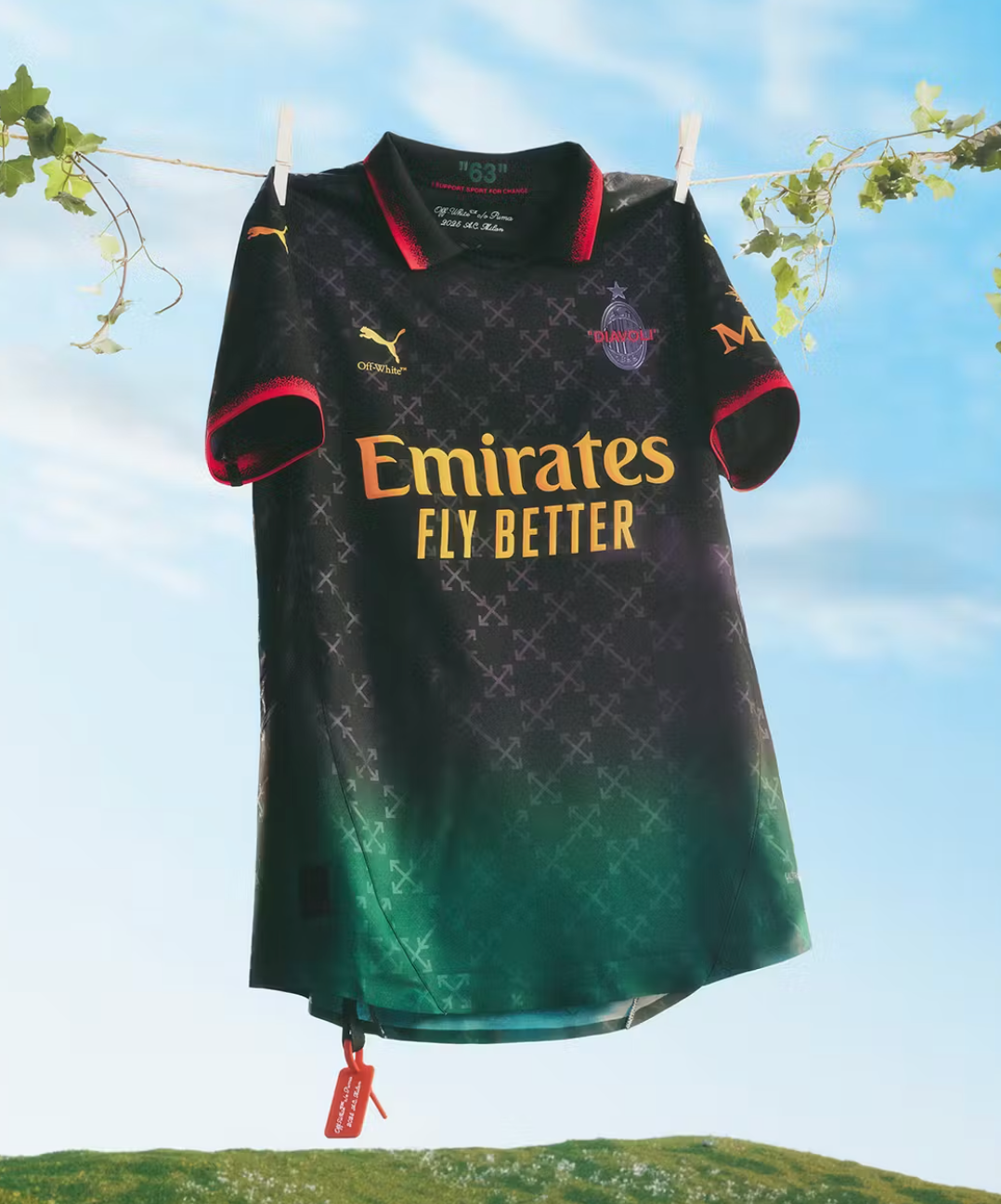 AC Milan x Off-White 2024/2025 (PRETO)