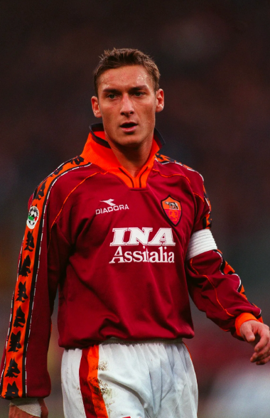 AS Roma Long Sleeve Home Shirt - 1998-99