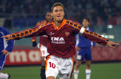 AS Roma Long Sleeve Home Shirt - 1998-99