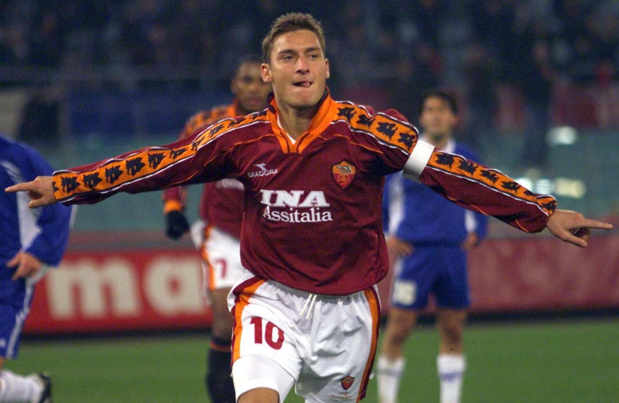 AS Roma Long Sleeve Home Shirt – 1998-99