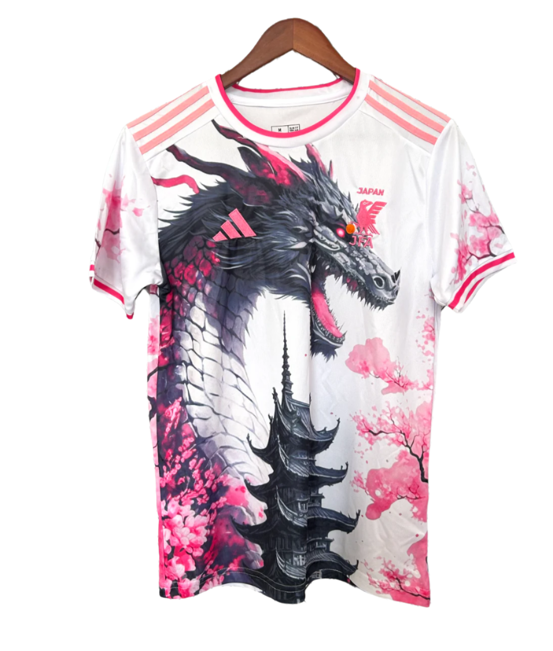 Japan Roze Draak Wit Shirt 2025/2026 Editie