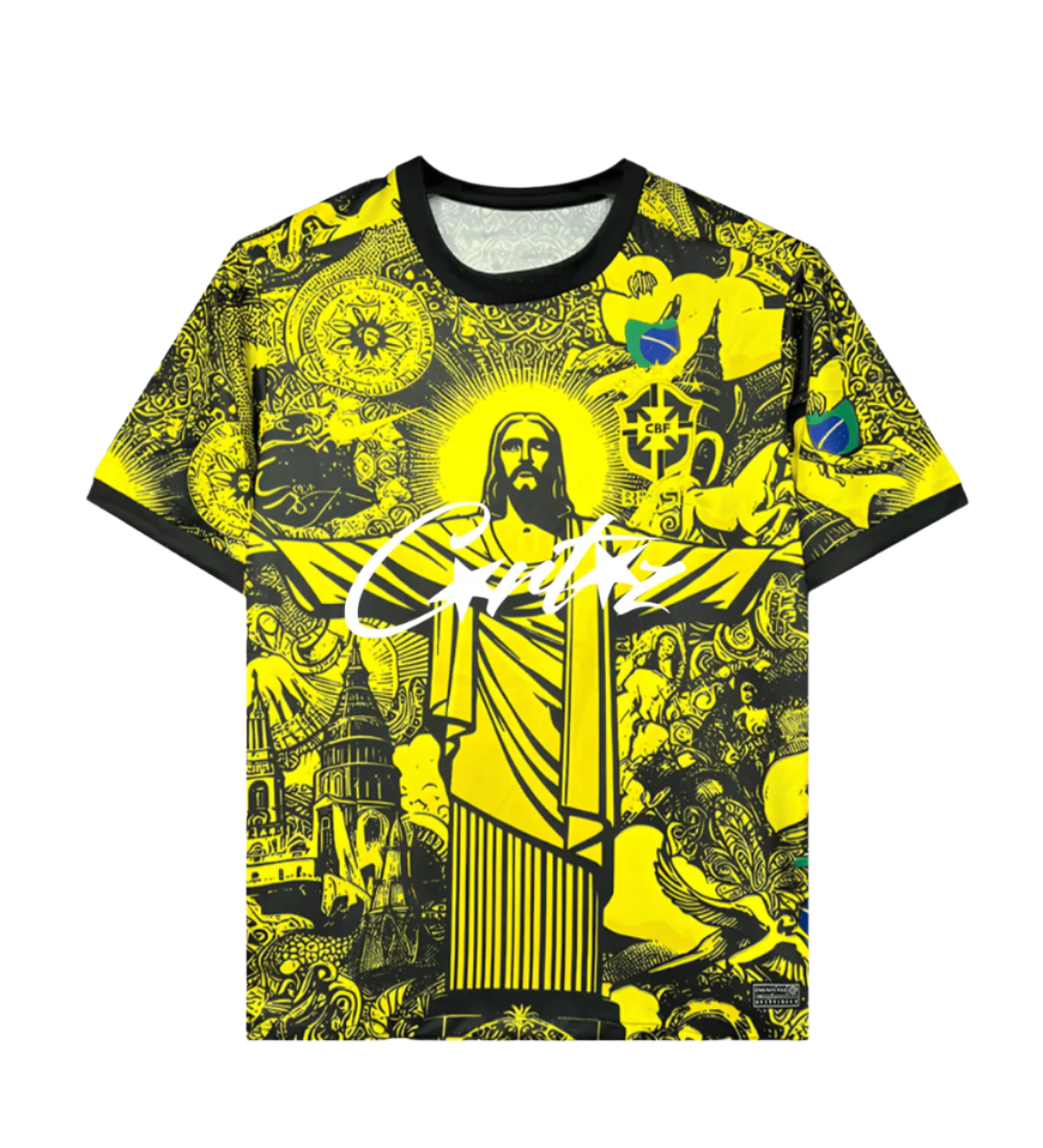 Brasilien Jesus x Corteiz Sonderausgabe Gelbes Kit