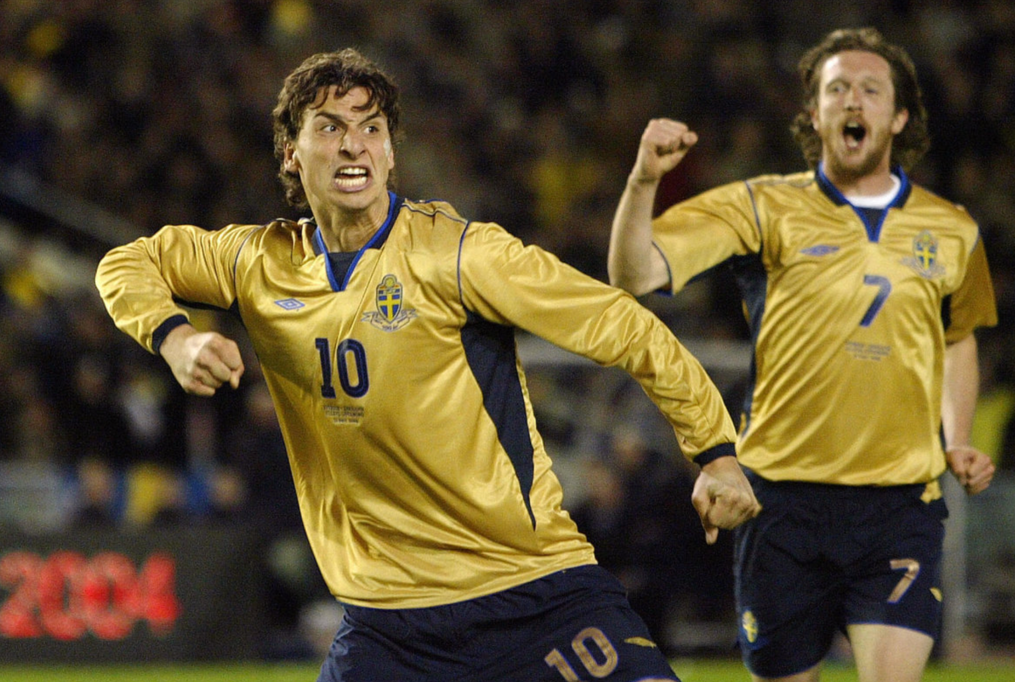 Schweden 2004 Retro-Trikot Auswärts