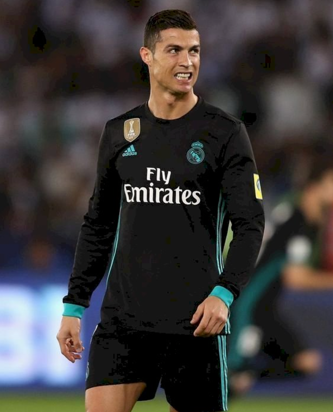 2017/2018 Real Madrid Auswärts Retro Trikot Langarm