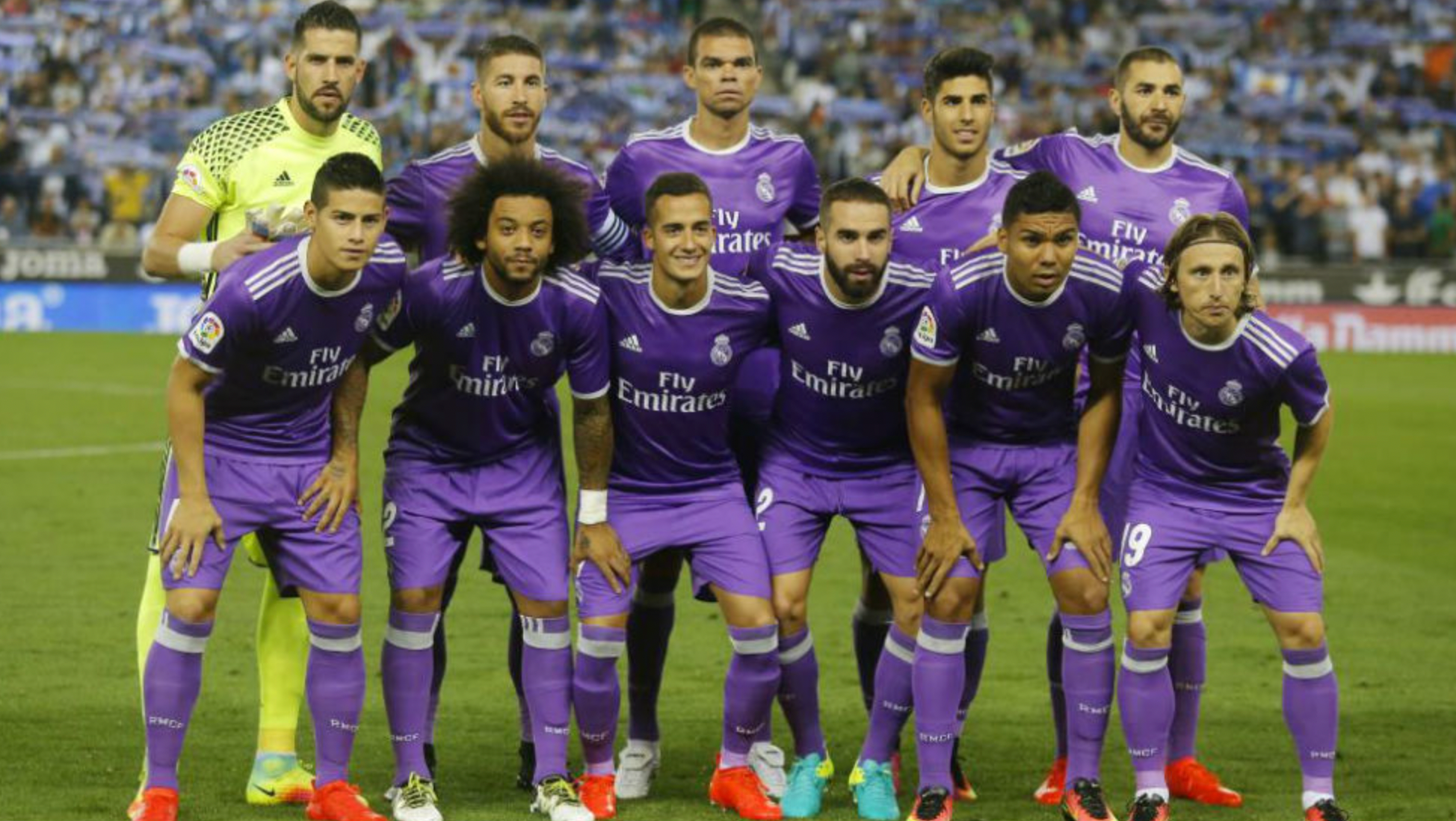 Camiseta retro visitante púrpura Real Madrid 2016/2017