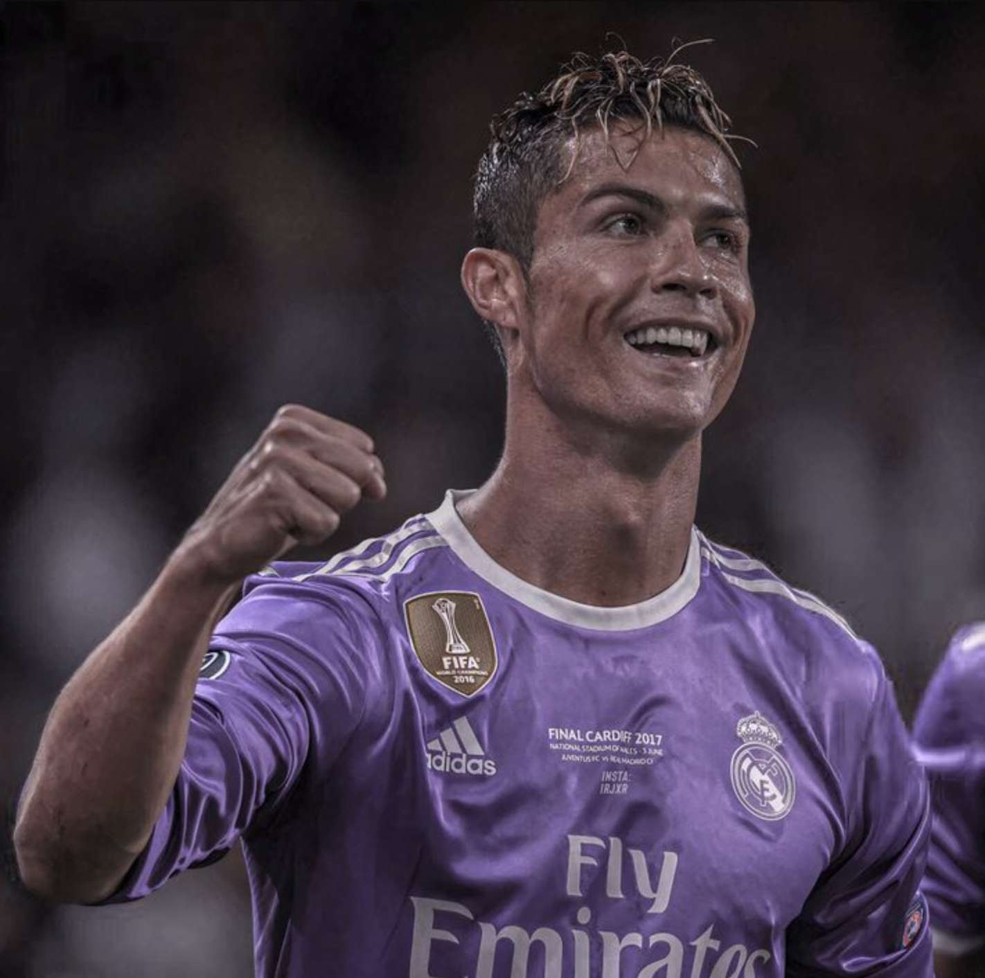 Camiseta retro visitante púrpura Real Madrid 2016/2017