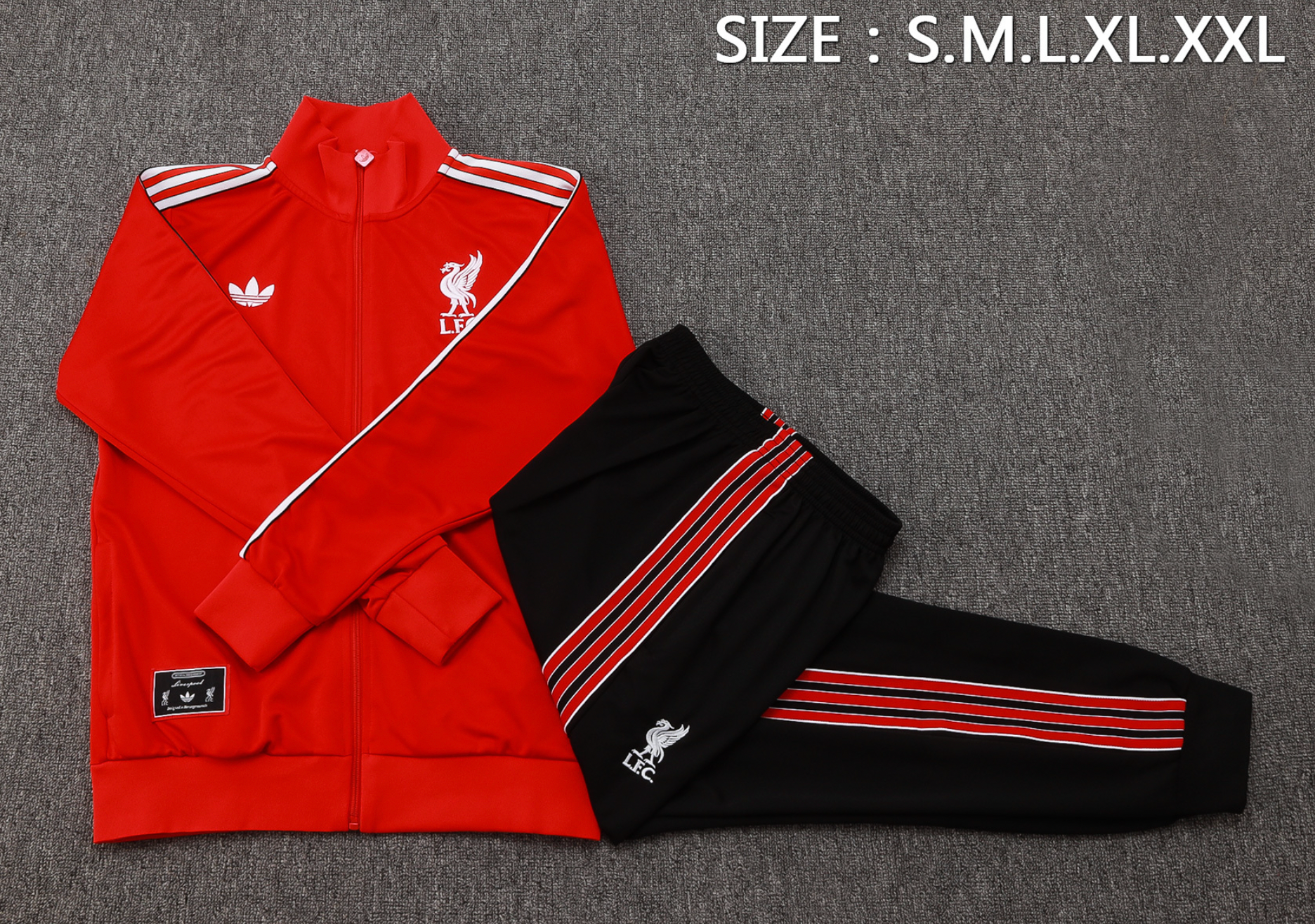 Liverpool FC 2027 roter Trainingsanzug Terrace Icons