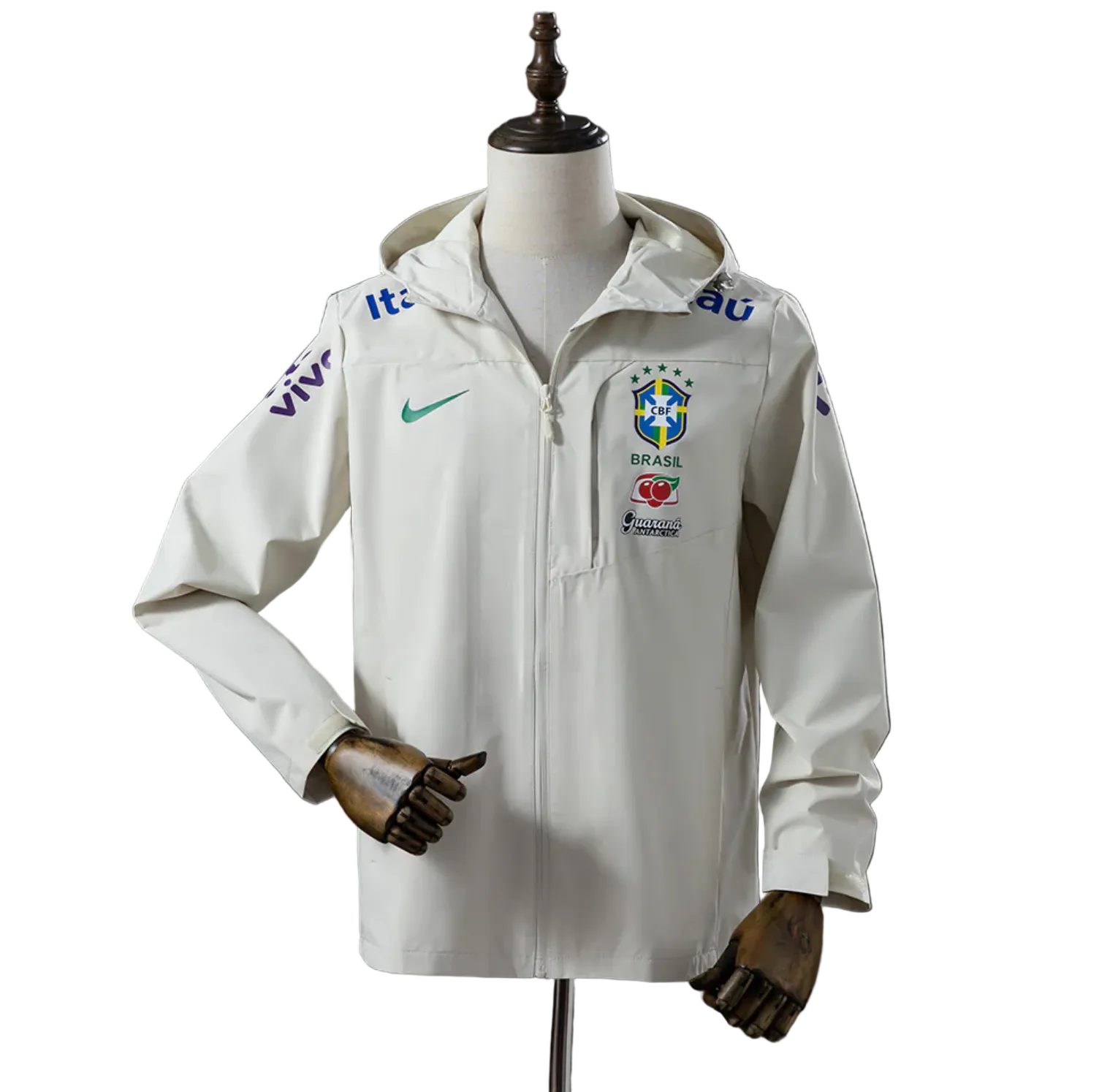 Brazil white  windbreaker Jacket