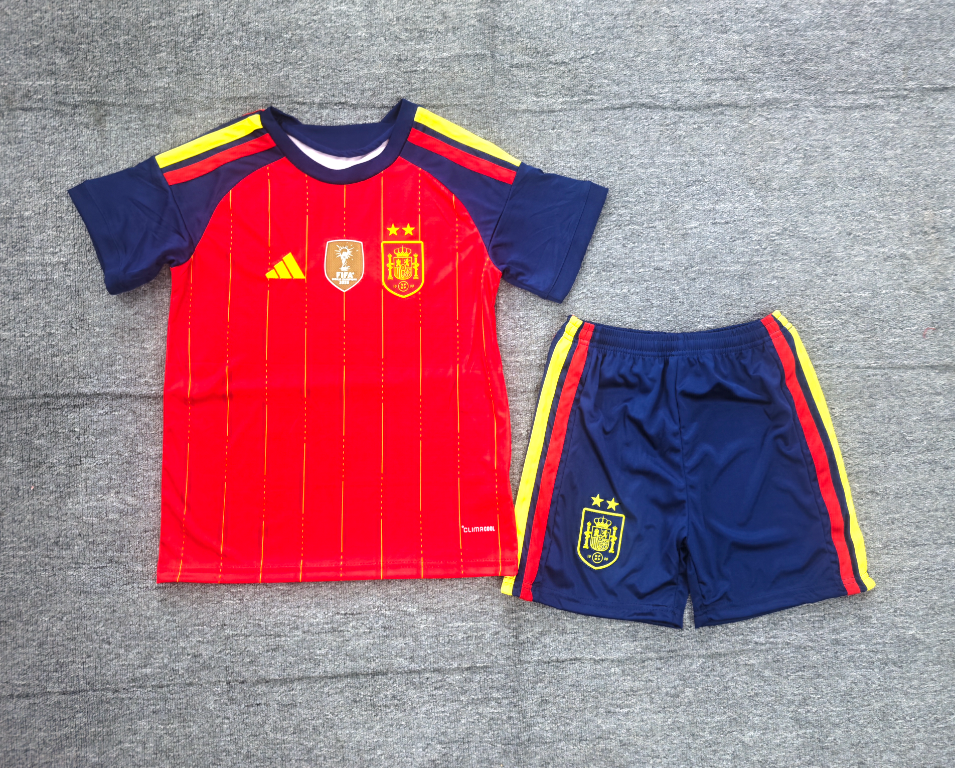 Maglia casa bambini Spagna edizione Coppa del Mondo 2026