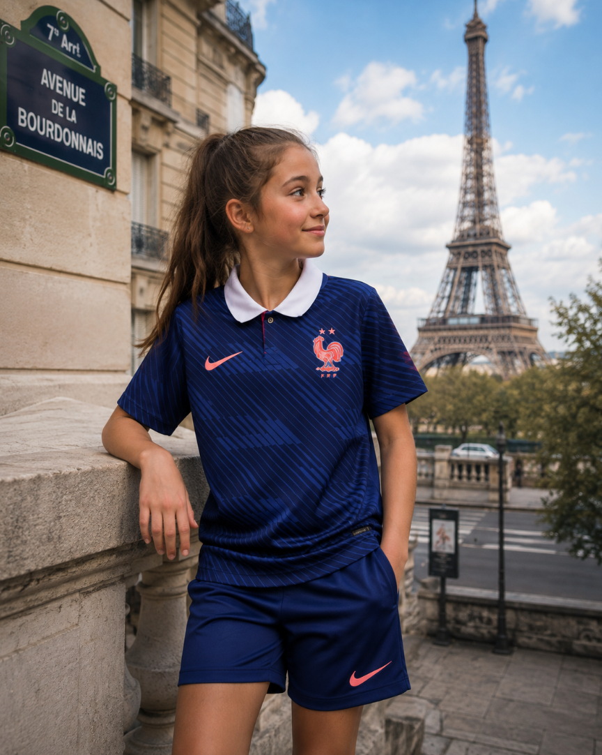 France Kids 2026 World Cup Home Kit