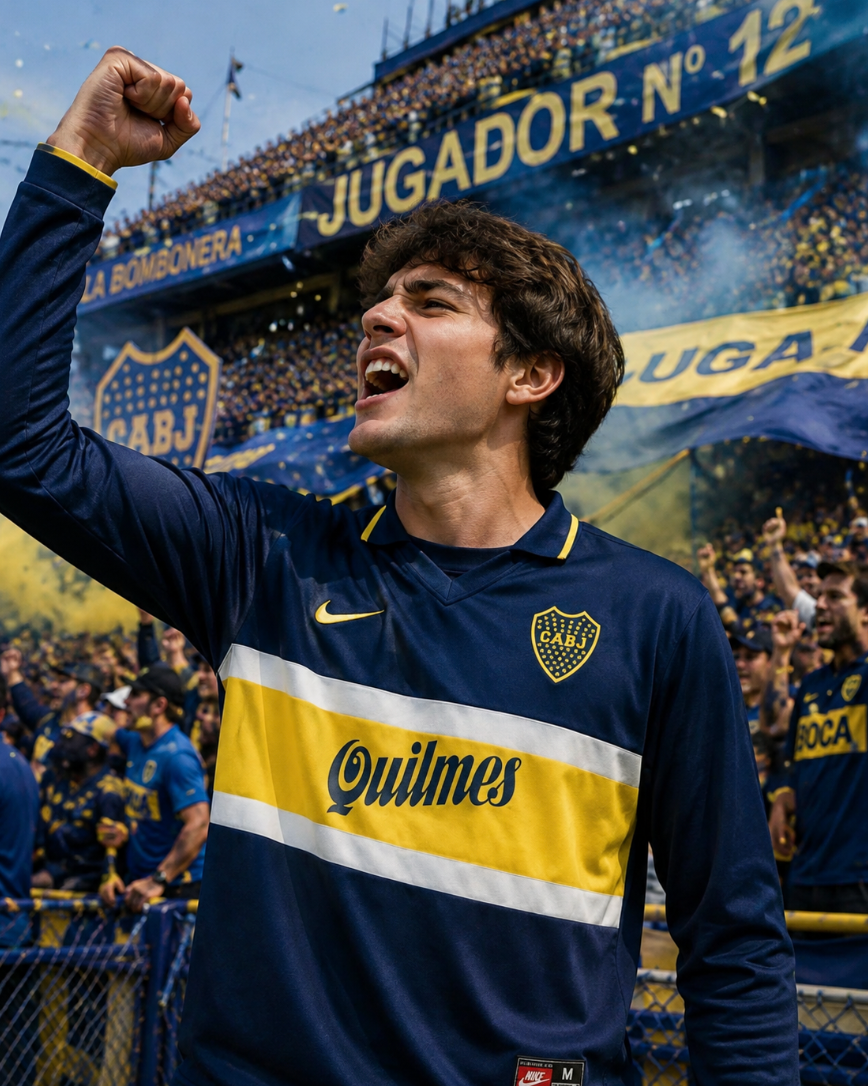 BOCA JUNIORS 1996/1997 LONG SLEEVE JERSEY