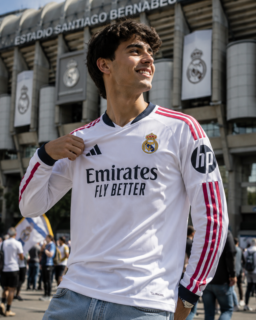 REAL MADRID 2026/2027 LONG SLEEVE HOME JERSEY